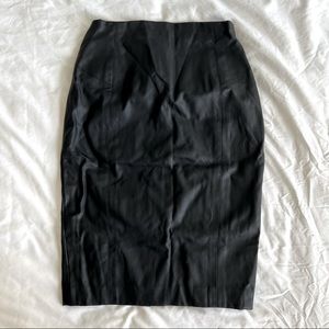 Express Faux Leather Pencil Skirt